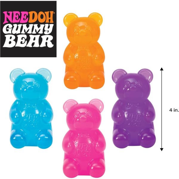 NeeDoh Gummy Bear - Jelly Sensory Toy - 3.5